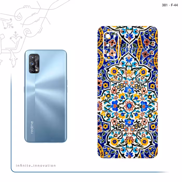 برچسب پوششی ماهوت مدل Iran Tile 12 مناسب برای گوشی موبایل ریلمی 7 Pro