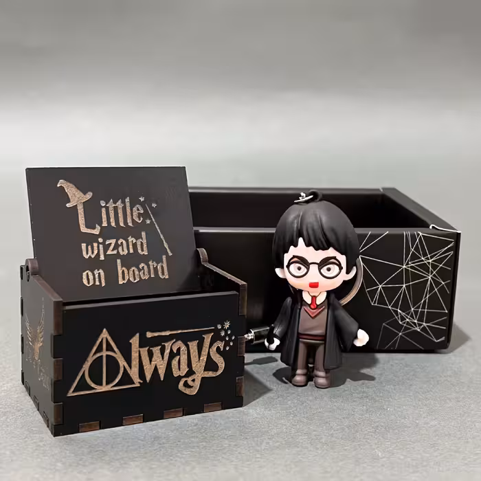 جعبه موزیکال اینو دلا ویتا مدل Arca Figura ملودی هری پاتر طرح Magic Caster Wand