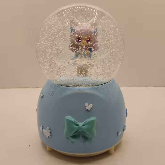 گوی موزیکال مدل پمپی دختر و درخت جادویی