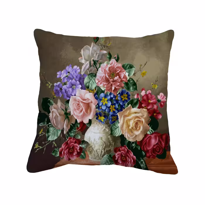 کاور کوسن طرح گل  کد 2223 