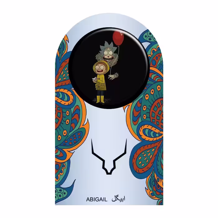 پیکسل ابیگل طرح انیمیشن ریک و مورتی کد 021