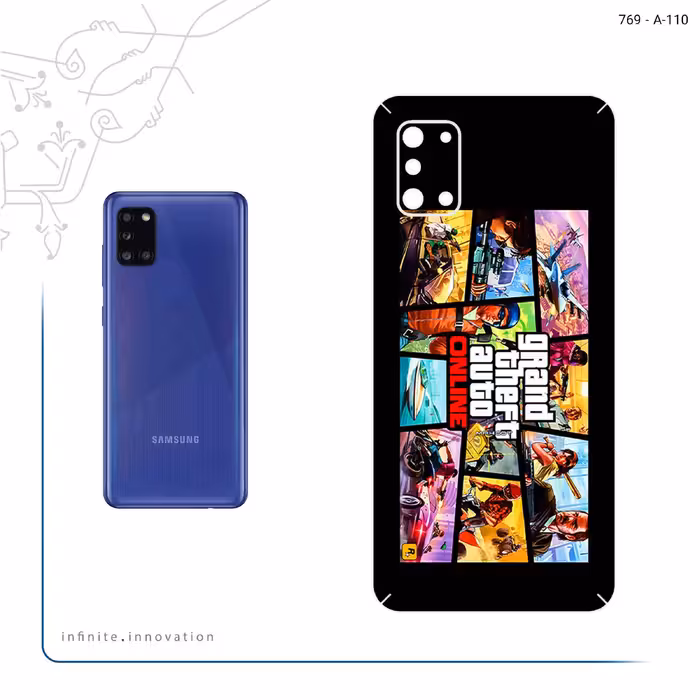 برچسب پوششی ماهوت مدل GTA Online Game Series مناسب برای گوشی موبایل سامسونگ Galaxy A31
