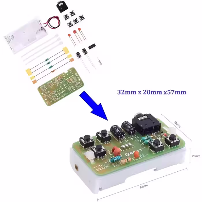 کیت الکترونیکی رادیو اف ام مدل DIY YFM-2