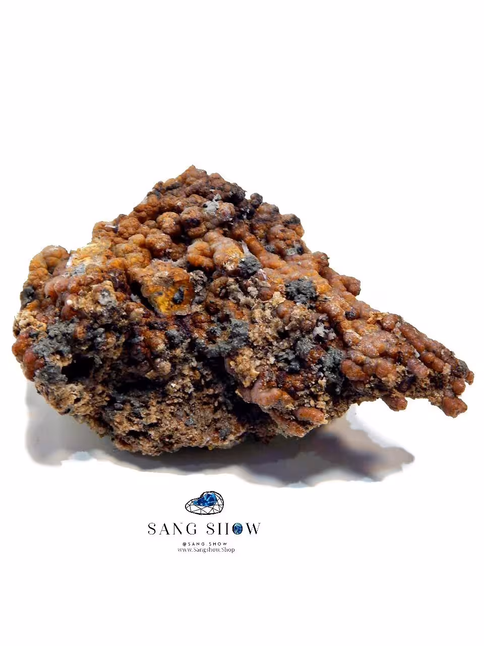 عقیق انگوری (grape agate ) کلکسیونی نمونه استثنایی و اصل و معدنی S1271