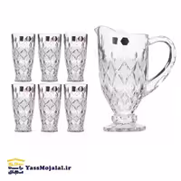 پارچ و لیوان 7 پارچه آنجلیکا