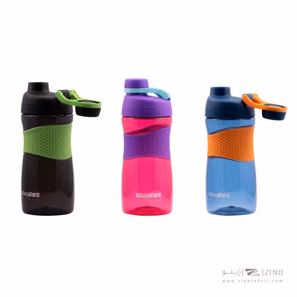 قمقمه طلقی گریپ دار اسپورت اسکول فنز کد9358