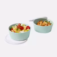 ظرف غذای سبز BPA free چیبو دو عددی