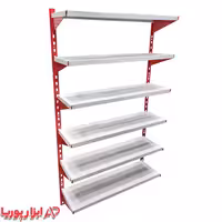 ست قفسه فروشگاهی پایه 2.5 متری 7 طبقه سایز 50*95