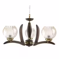 لوستر پردیس مدل سپیدار 3 شیشه شفاف