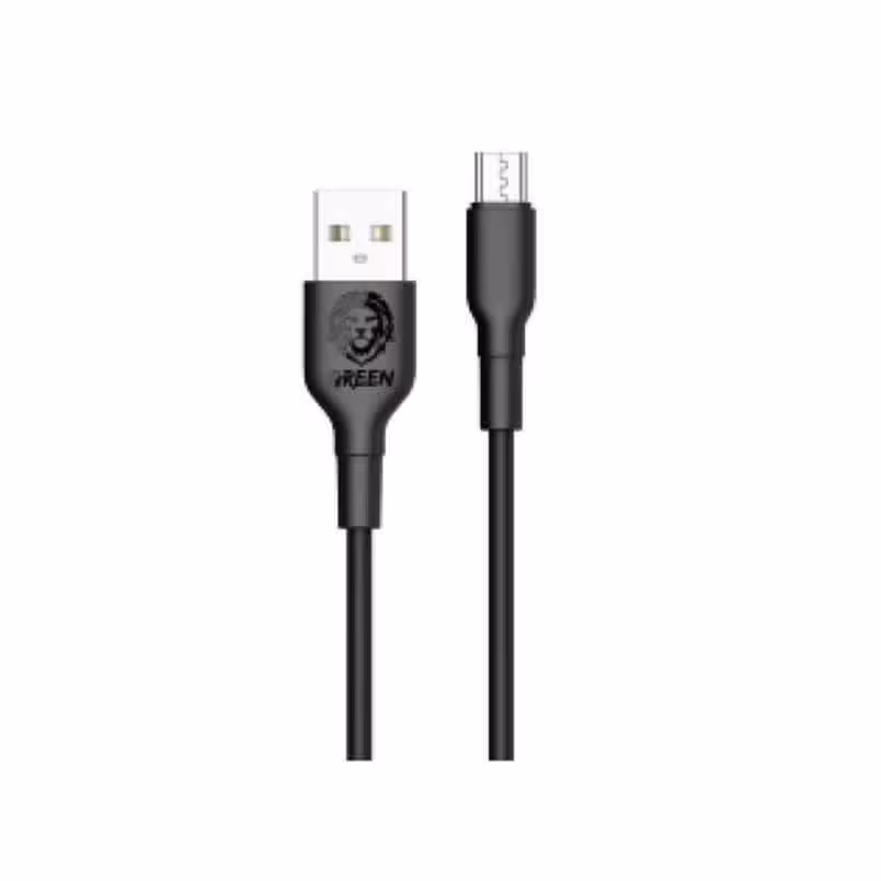 کابل USB-A به میکرو گرین Green PVC USB-A to Micro cable 3m