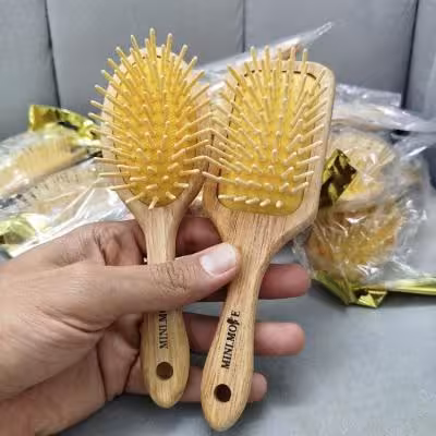 برس چوبی مینی مور ضد ریزش مو مناسب کودکان و نوجوانان