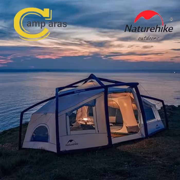 چادر بادی 2-4 نفره نیچرهایک CNK2300ZP012 Air12 پمپ دار - کمپ آراس
