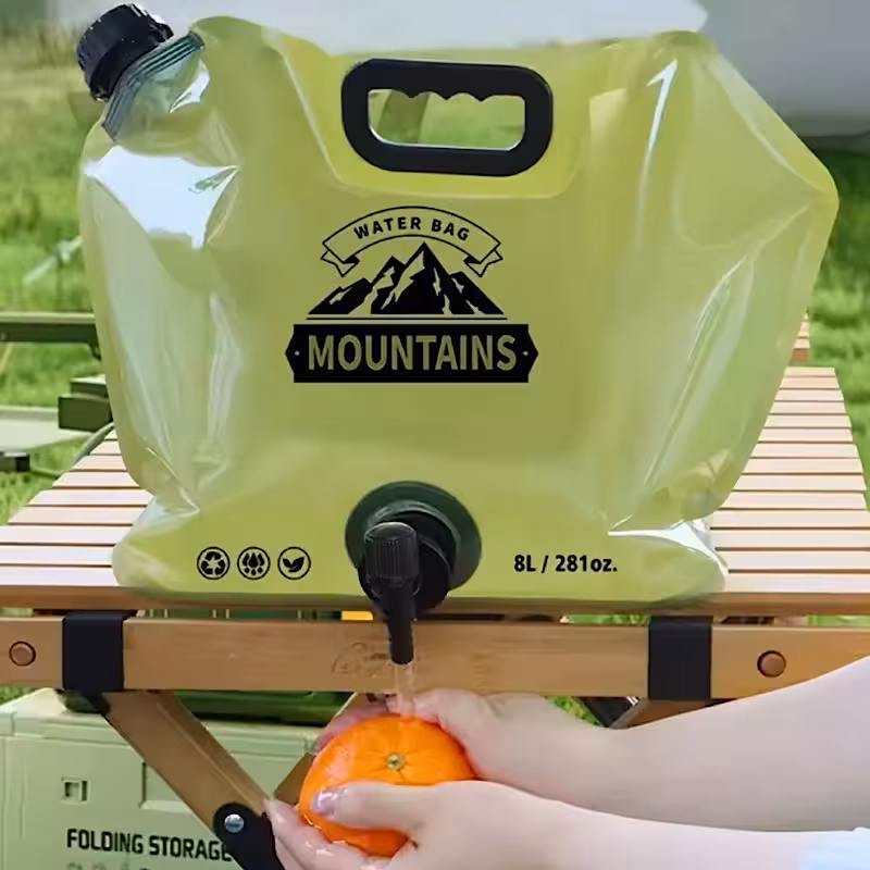 گالن آب شیر دار 8 لیتری مدل تاشو