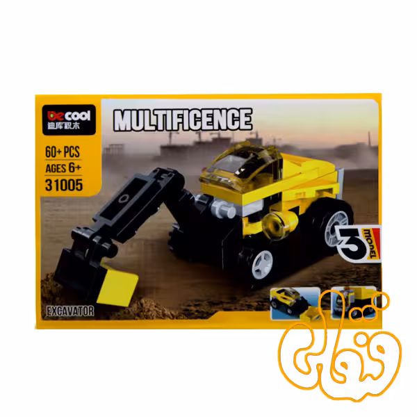 ساختنی لگو 3 مدل ماشین راهسازی 31005