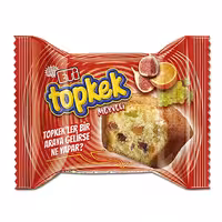 تاپ کیک اتی با طعم پرتقال انجیر و انگور حجم 40 گرم