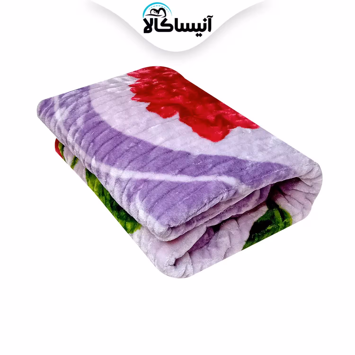پتو نرمینه بافت مدل نسیم کد 026 سایز 155×210 سانتی متر