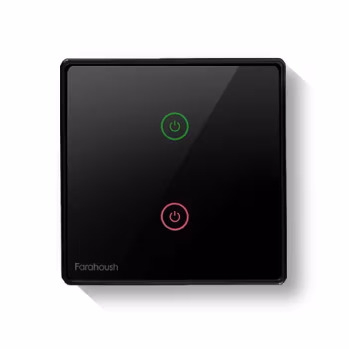 کلید دو پل لمسی wifi فراهوش