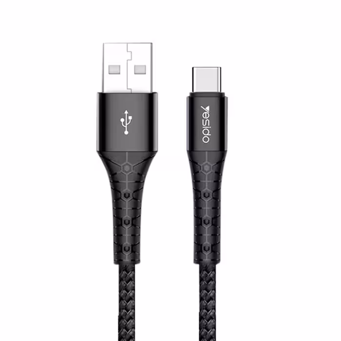 کابل USB به Type-C یسیدو YESIDO CA50 طول 2 متر 2.4 آمپر