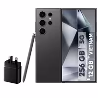 گوشی موبایل سامسونگ مدل Galaxy S24 Ultra دو سیم کارت ظرفیت 256 گیگابایت و رم 12 گیگابایت به همراه شارژر سامسونگ - ویتنام
