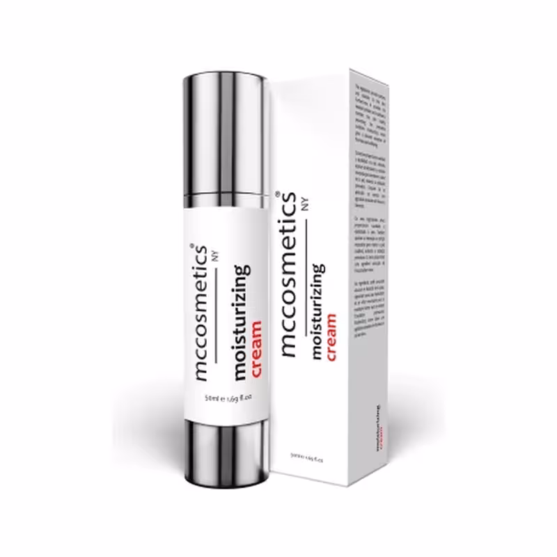 کرم مرطوب کننده moisturizing cream برند ام سی کازمتیک mccosmetic حجم 50ml