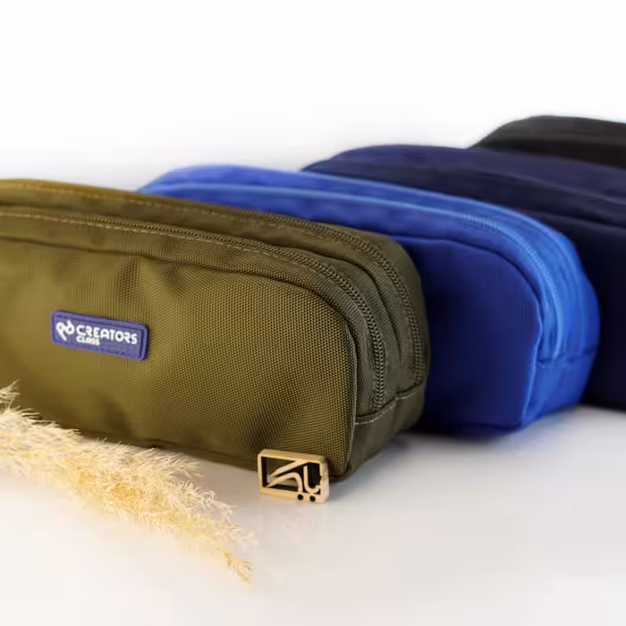 جامدادی دو زیپ ساده کریتورز کلاس سافاری CREATORS CLASS Safari pencil case