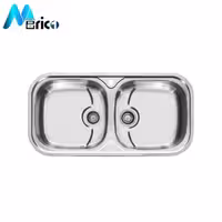 سینک اخوان 110 توکار دو لگنه