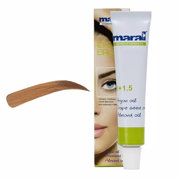 رنگ ابروی مارال شماره 7 بلوند شکلاتی متوسط حجم 15 میل
