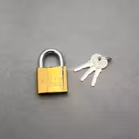 قفل آویز سانمکس دو زبانه سایز 50 – قفل ضد برش و ضد زنگ