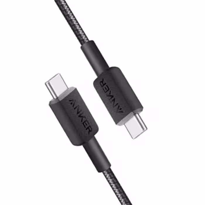 کابل شارژ 240 وات 0.9 متری USB-C به USB-C انکر مدل A81D5