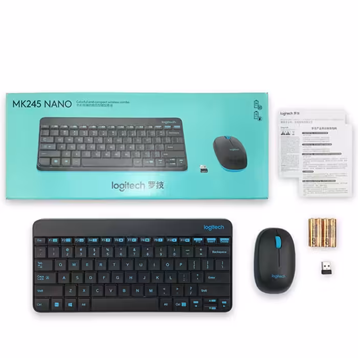 کیبورد و ماوس لاجیتک مدل MK245 NANO