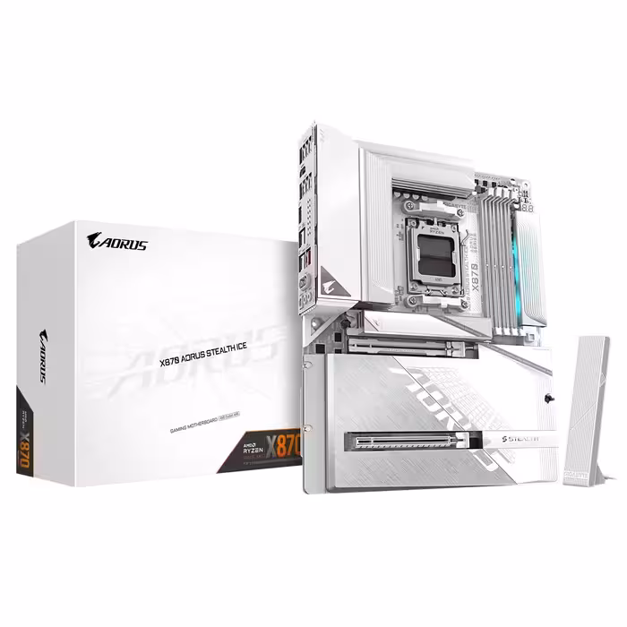 قیمت و خرید مادربرد گیگابایت Gigabyte X870 AORUS STEALTH ICE DDR5