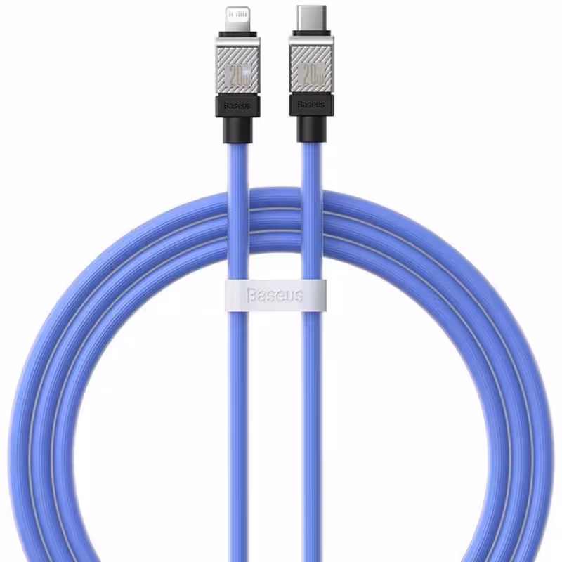 کابل تبدیل USB-C به لایتنینگ باسئوس مدل Coolplay Series طول 1 متر