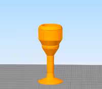 مدل سه بعدی جاشمعی پایه دار (STL)