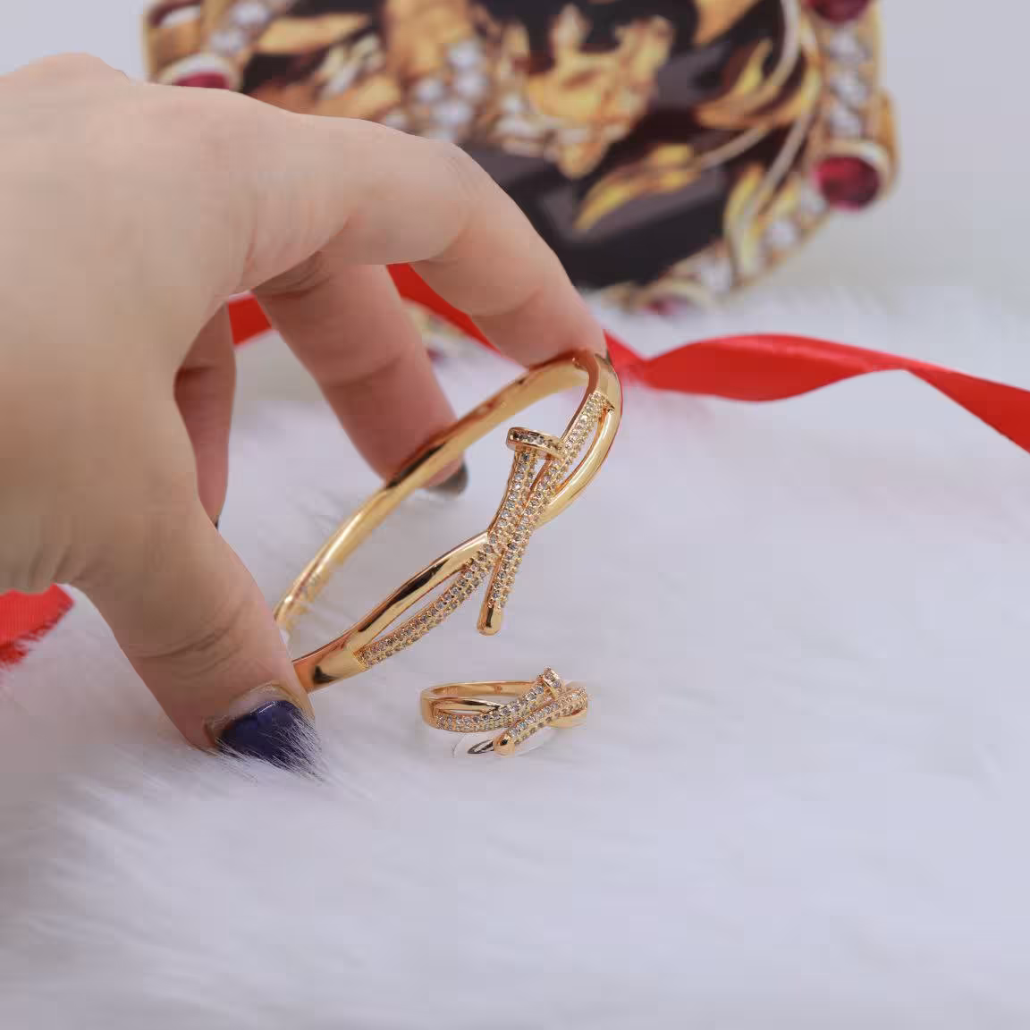 ست دستبند انگشتر  مارک پرنس 