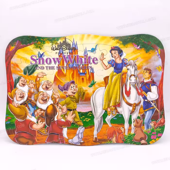 پازل پشت وایت بردی سفید برفی و هفت کوتوله