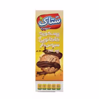 بیسکویت سبوسدار کاکائویی چند غله ستاک 370 گرمی