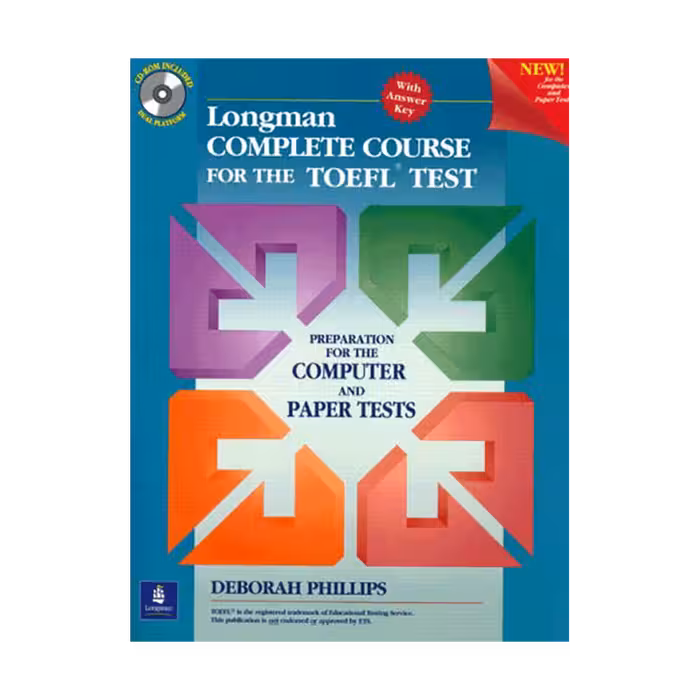 کتاب Longman Complete Course for the TOEFL Test Paper Test cbt,pbt برای آزمون تافل
