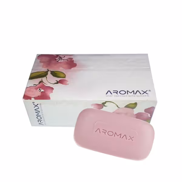 صابون آرومکس مدل صورتی وزن 100 گرم بسته 5 عددی