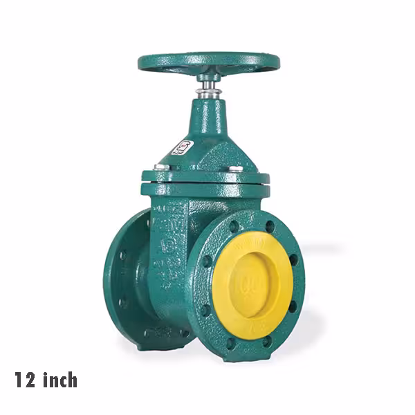 شیر فلکه وگ امید گلستان کشویی زبانه فلزی PN10 12 inch