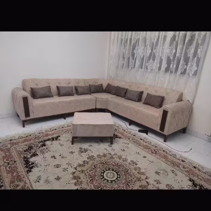مبلمان پایه چوبی و فلزی 
