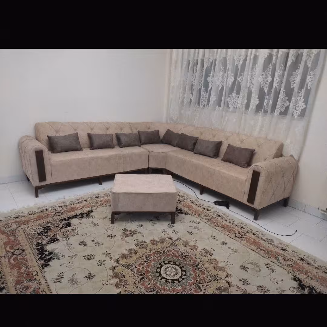 مبلمان پایه چوبی و فلزی