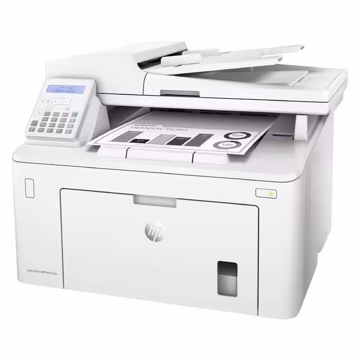 پرینتر اچ پی تک رنگ چهار کاره‌ با چاپ لیزری مدل LaserJet Pro MFP M227fdn