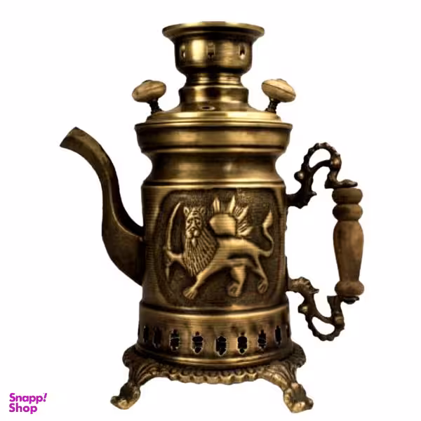 سماور ذغالی طرح قجری مدل L3 ظرفیت 2 لیتر