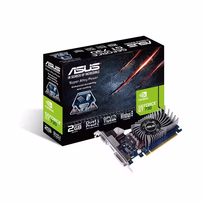 کارت گرافیک ایسوس GT730-SL-2GD5-BRK