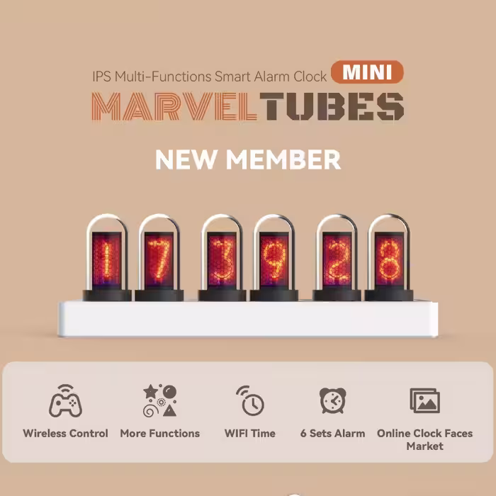 ساعت هوشمند رو میزی MARVEL TUBLES MINI IPS02