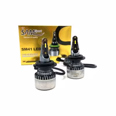 لامپ هدلایت سام مدل SM41 پایه H7 بسته دو عددی