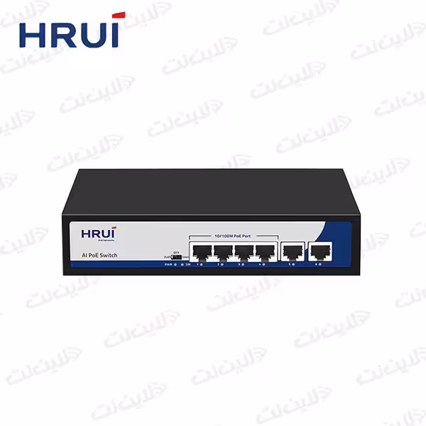سوئیچ 4 پورت POE HR900-AF-42N اچ آر یو ای HRUI