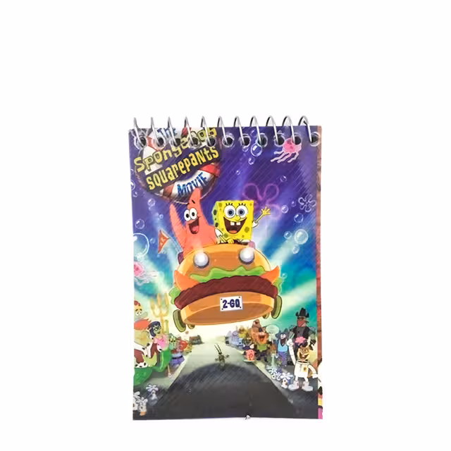 دفترچه یادداشت سیمی الماس مدل باب اسفنجی