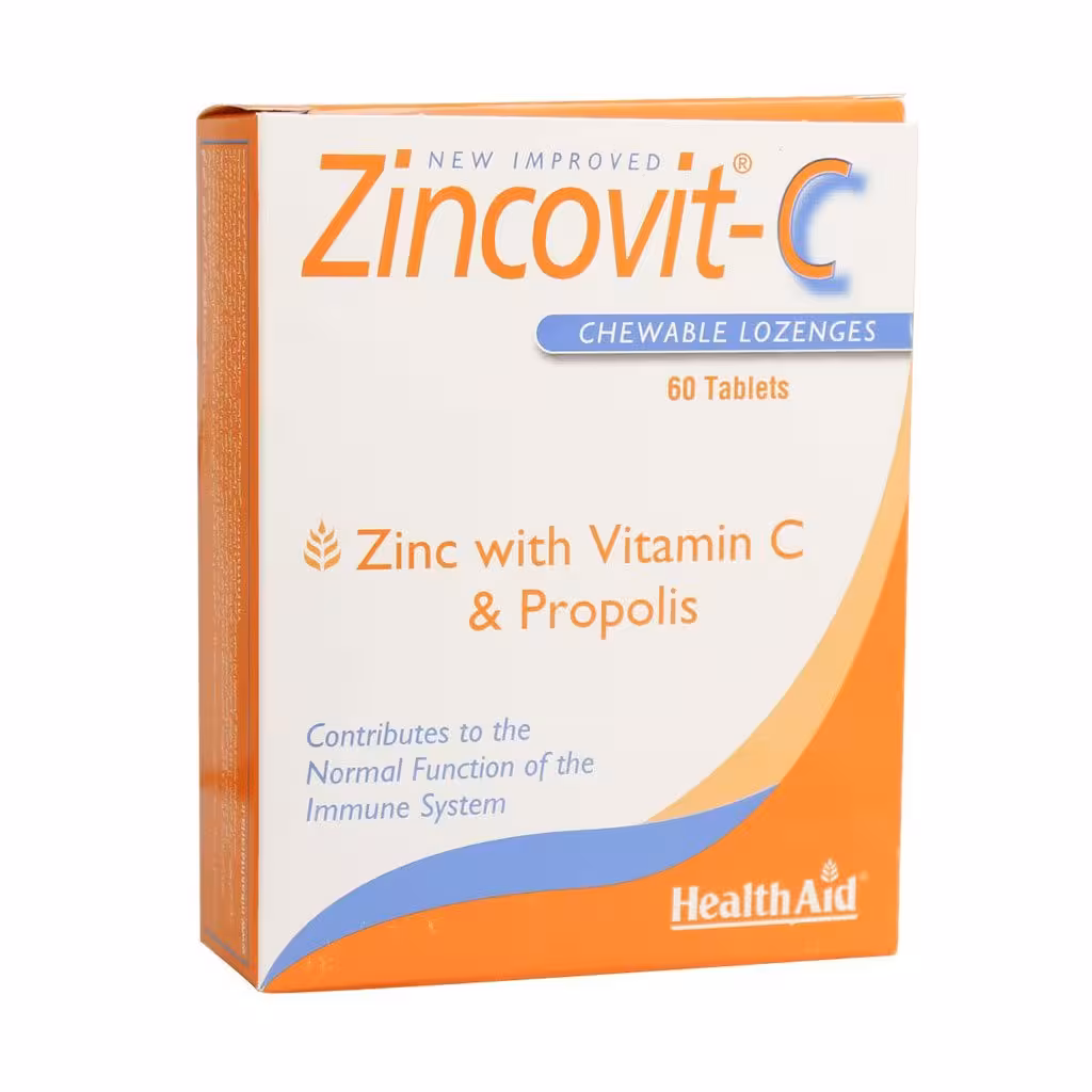 قرص جویدنی زینکوویت ث هلث اید 60 عدد Health Aid Zincovit-C 60 Tabs