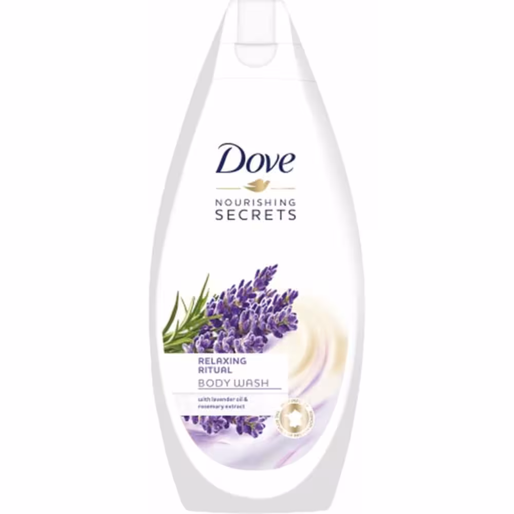 شامپو بدن کرمی داو Dove با عصاره رزماری و اسطوخودوس 500 میل